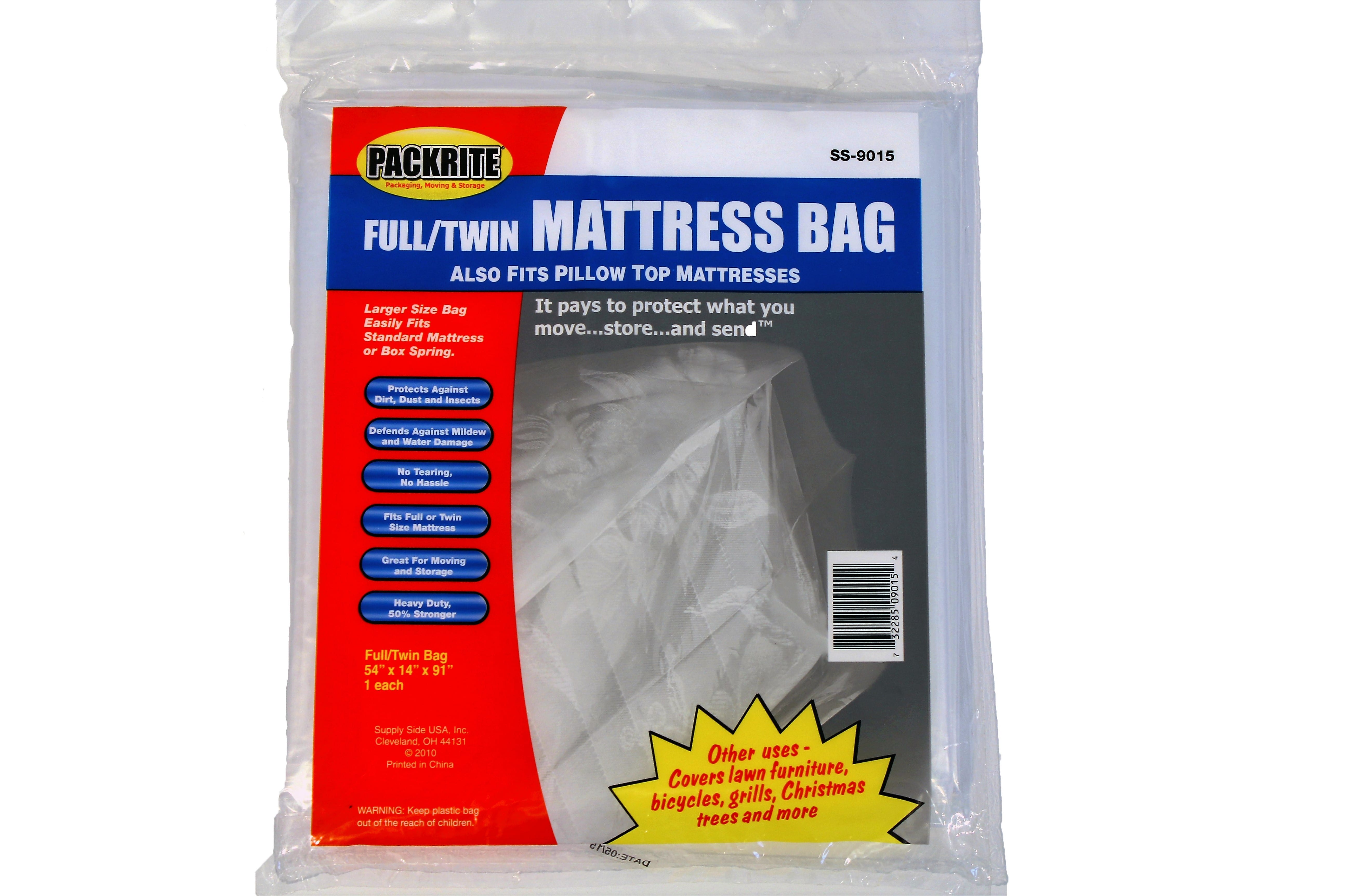 mattress disposal bag full