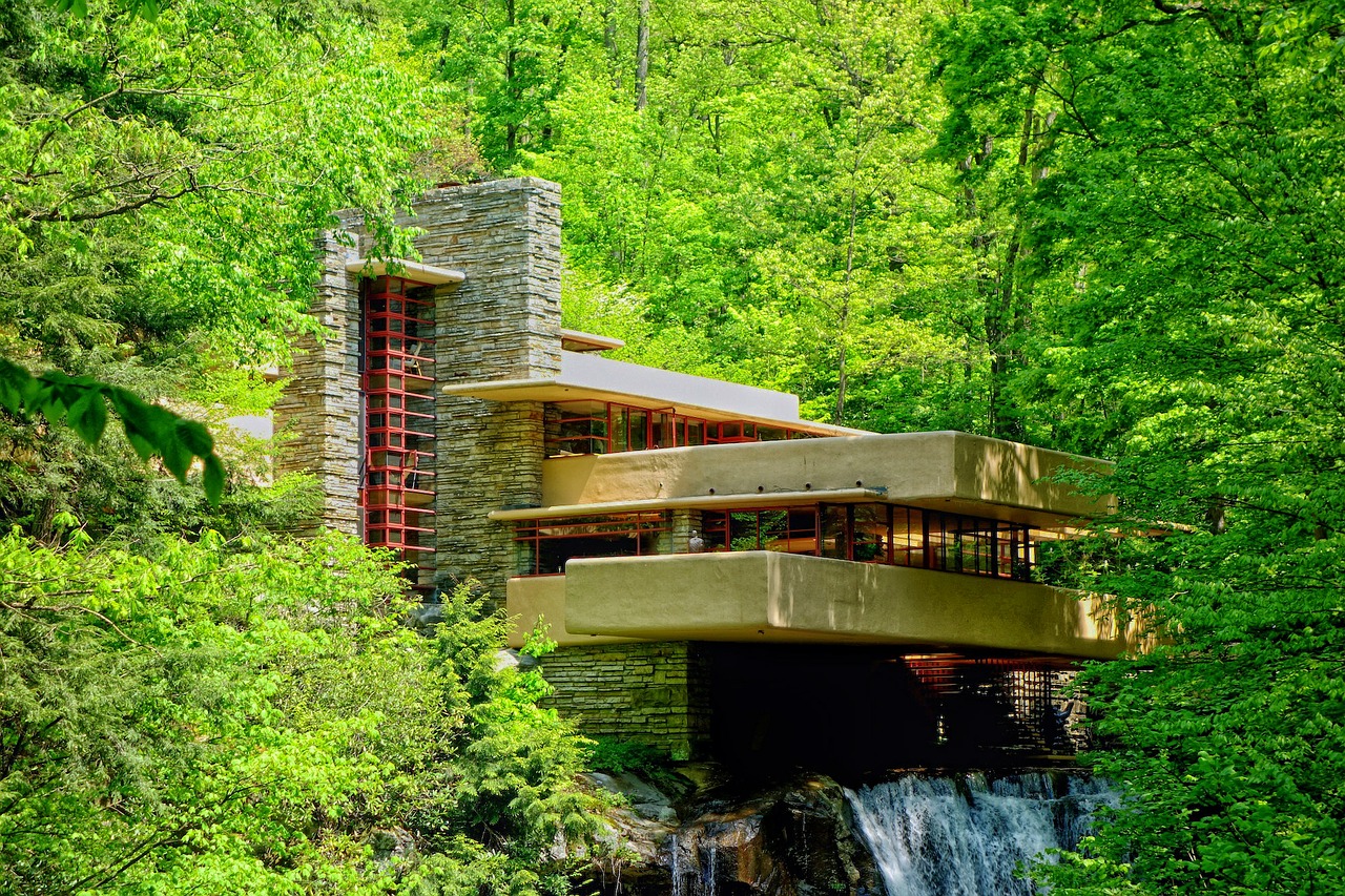 In Pittsburgh this summer take a tour of Falling Water, the famous home designed by architect Frank Lloyd Wright.