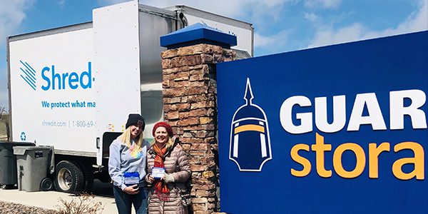 Guardian Storage holds their annual Shred-It event!